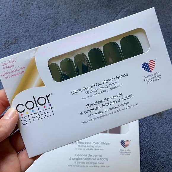 Color Street Makeup 224 Color Street Nails Wood You Rather Green